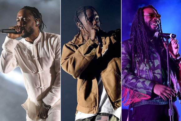 Kendrick Lamar, Travis Scott & D.R.A.M. at Oracle Arena