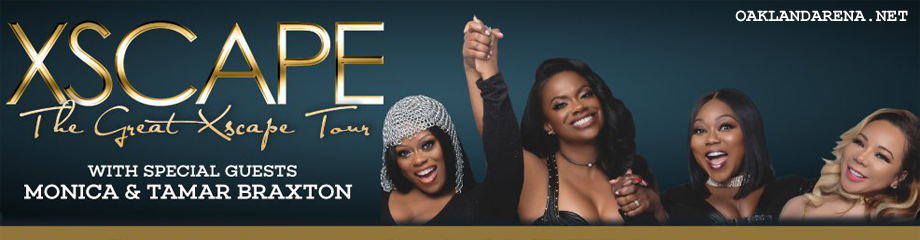 Xscape, Monica & Tamar Braxton at Oracle Arena