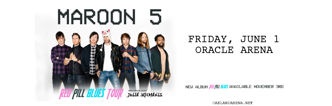 Maroon 5 & Julia Michaels at Oracle Arena