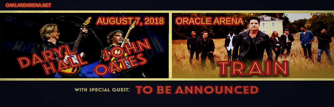 Hall and Oates & Train at Oracle Arena