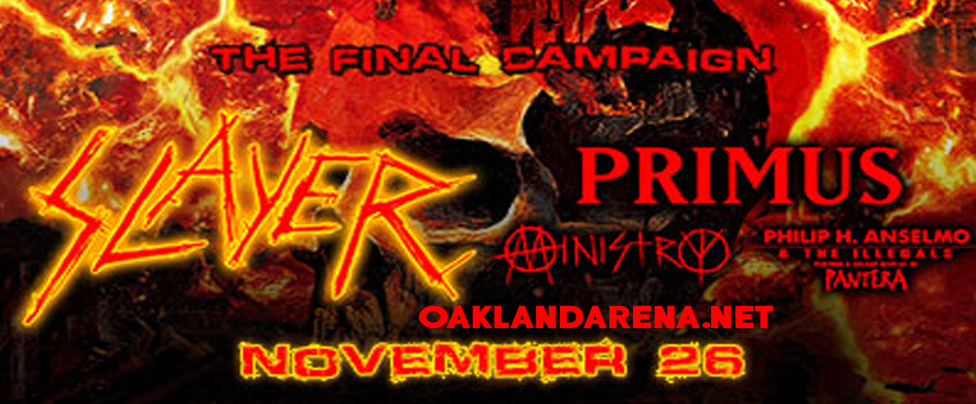 Slayer at Oracle Arena