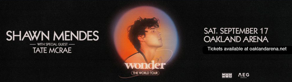 Shawn Mendes at Oakland Arena tickets Shawn Mendes at Oakland Arena