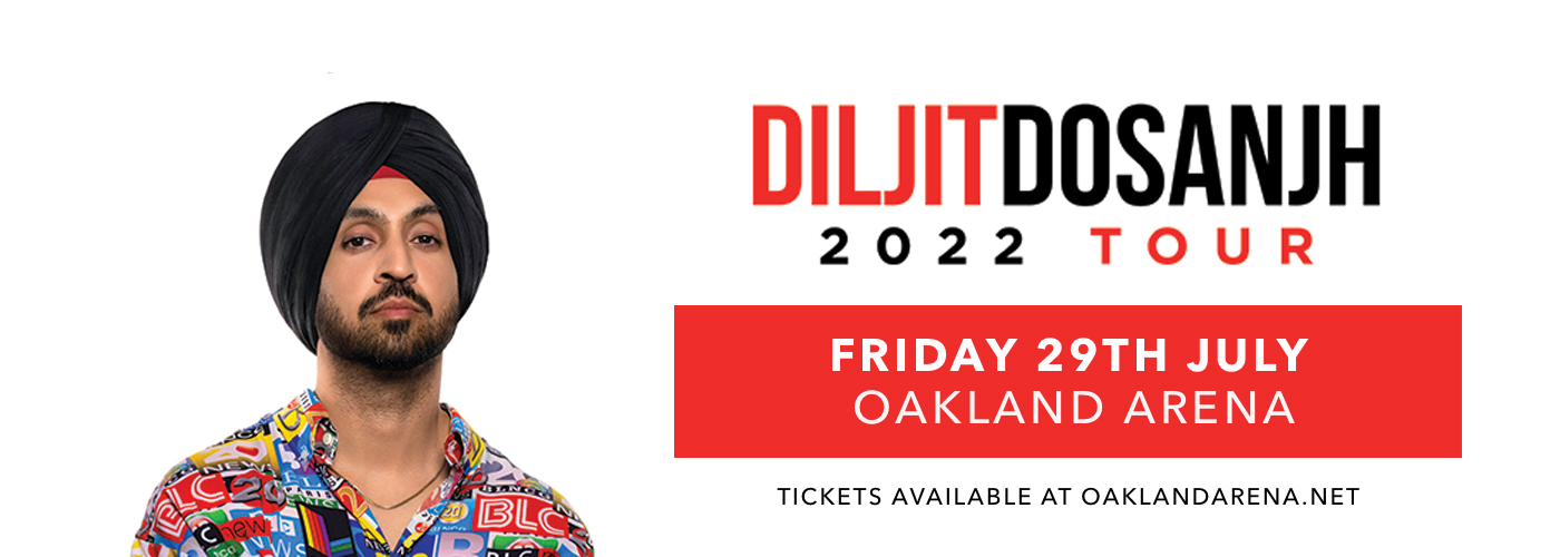 Diljit Dosanjh at Oakland Arena