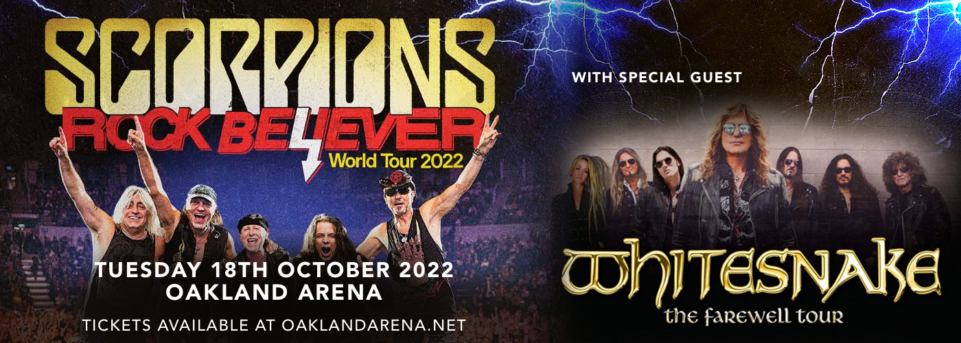 Scorpions & Whitesnake at Oakland Arena