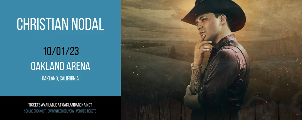 Christian Nodal at Oakland Arena